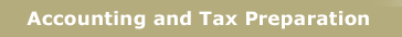 Accounting and Tax Preparation